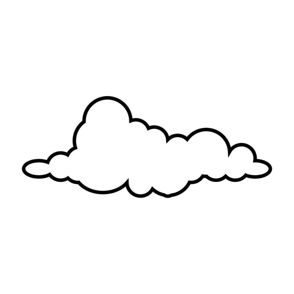 vecteur de logo nuage