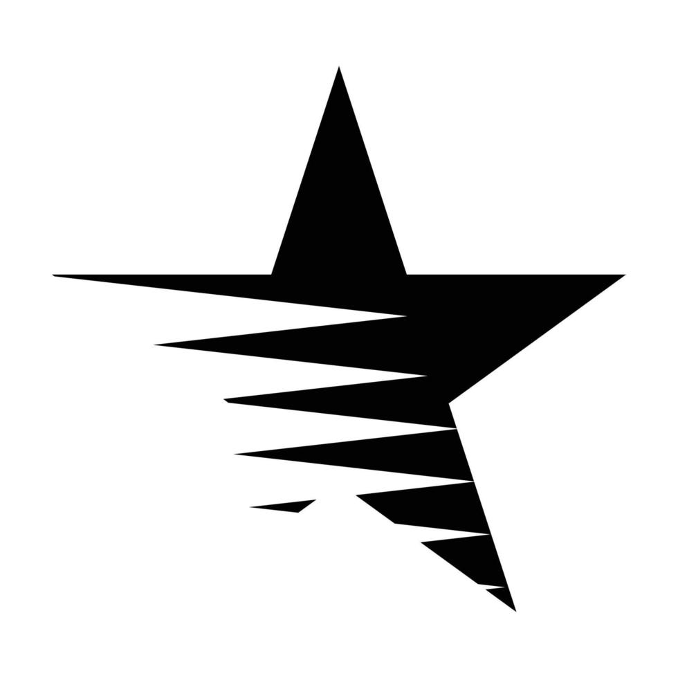 logo étoile simple et tendance vecteur