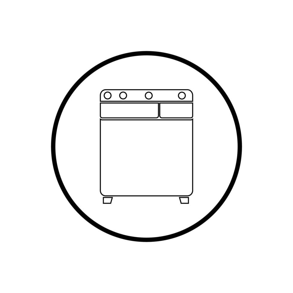 logo machine à laver vecteur