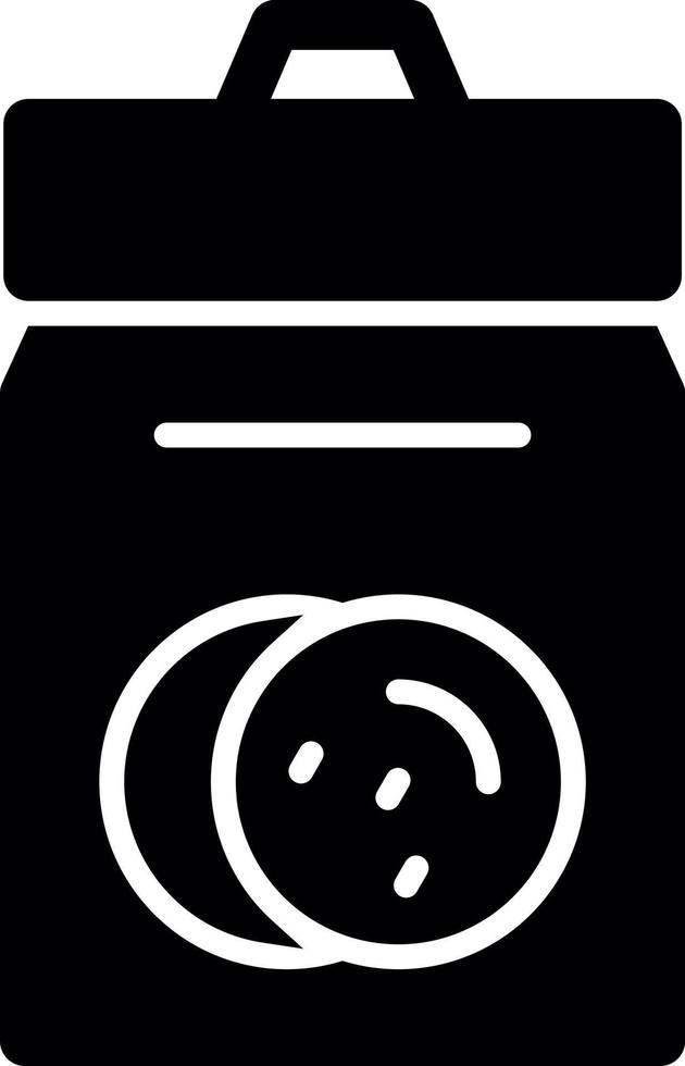 conception d'icône vectorielle de boîte à biscuits vecteur