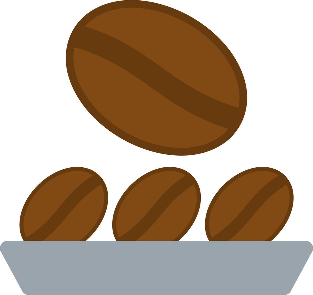 conception d'icône de vecteur de grains de café