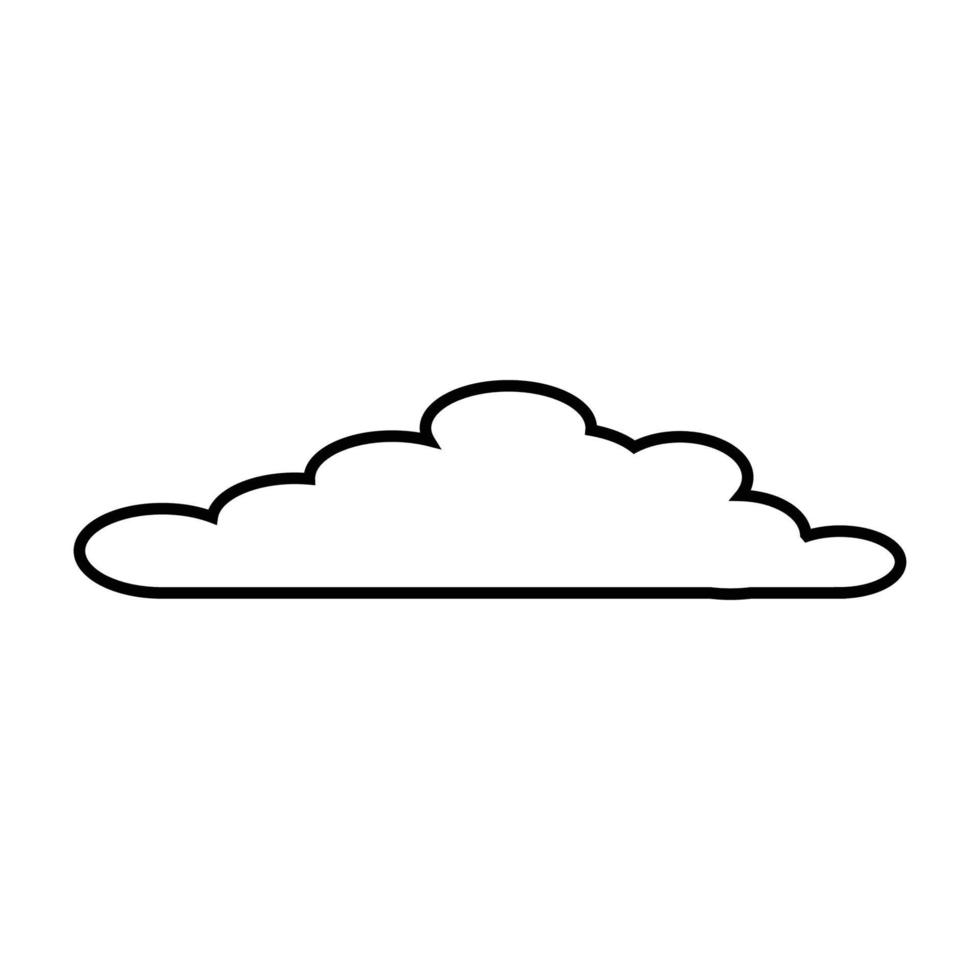 vecteur de logo nuage