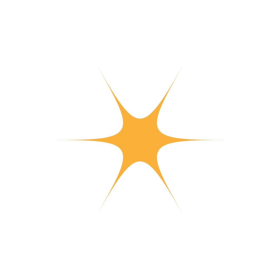 logo étoile simple et tendance vecteur