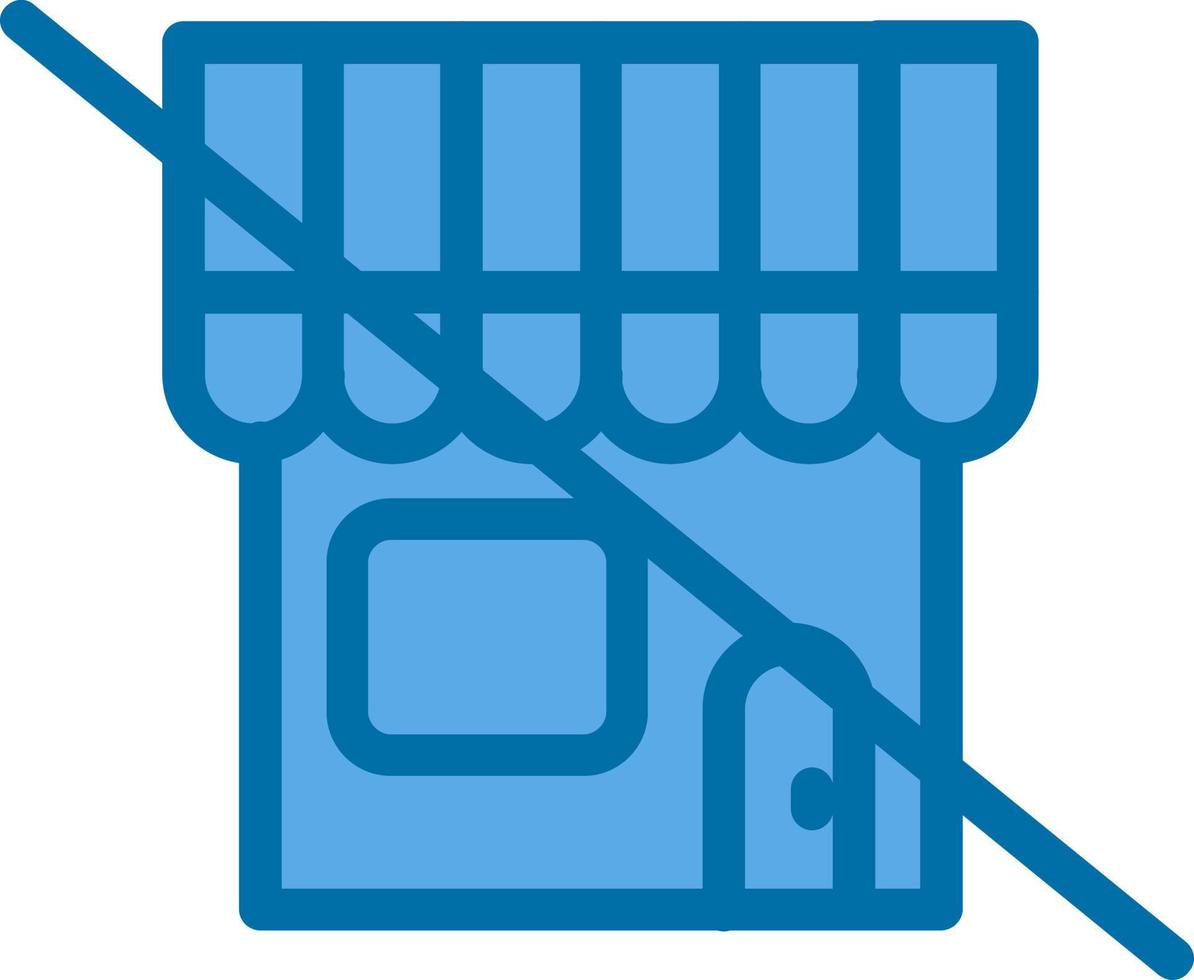 conception d'icône de vecteur de barre oblique de magasin