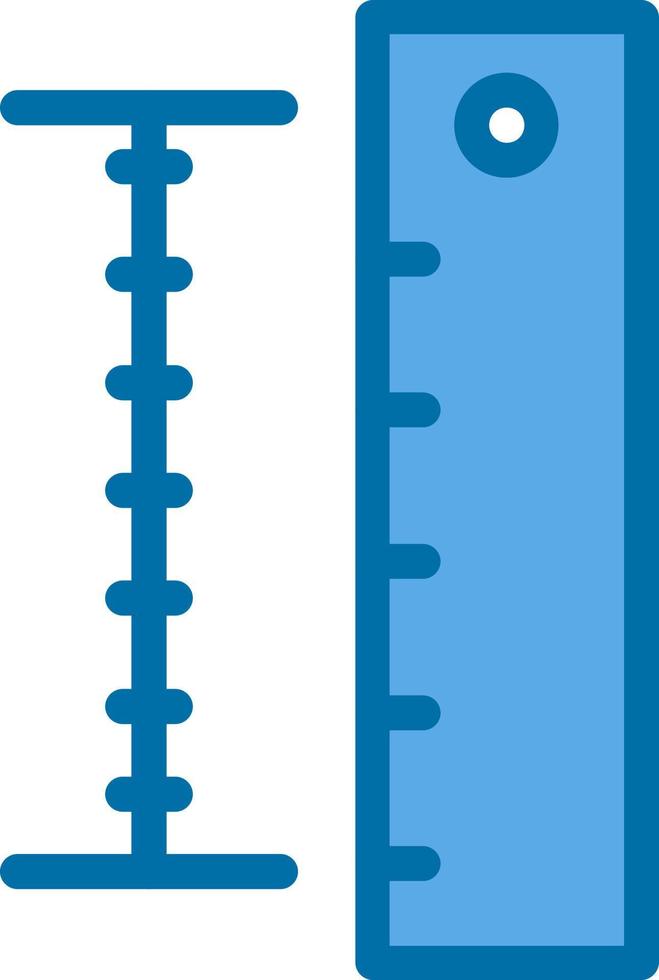 conception d'icône vectorielle combinée règle vecteur