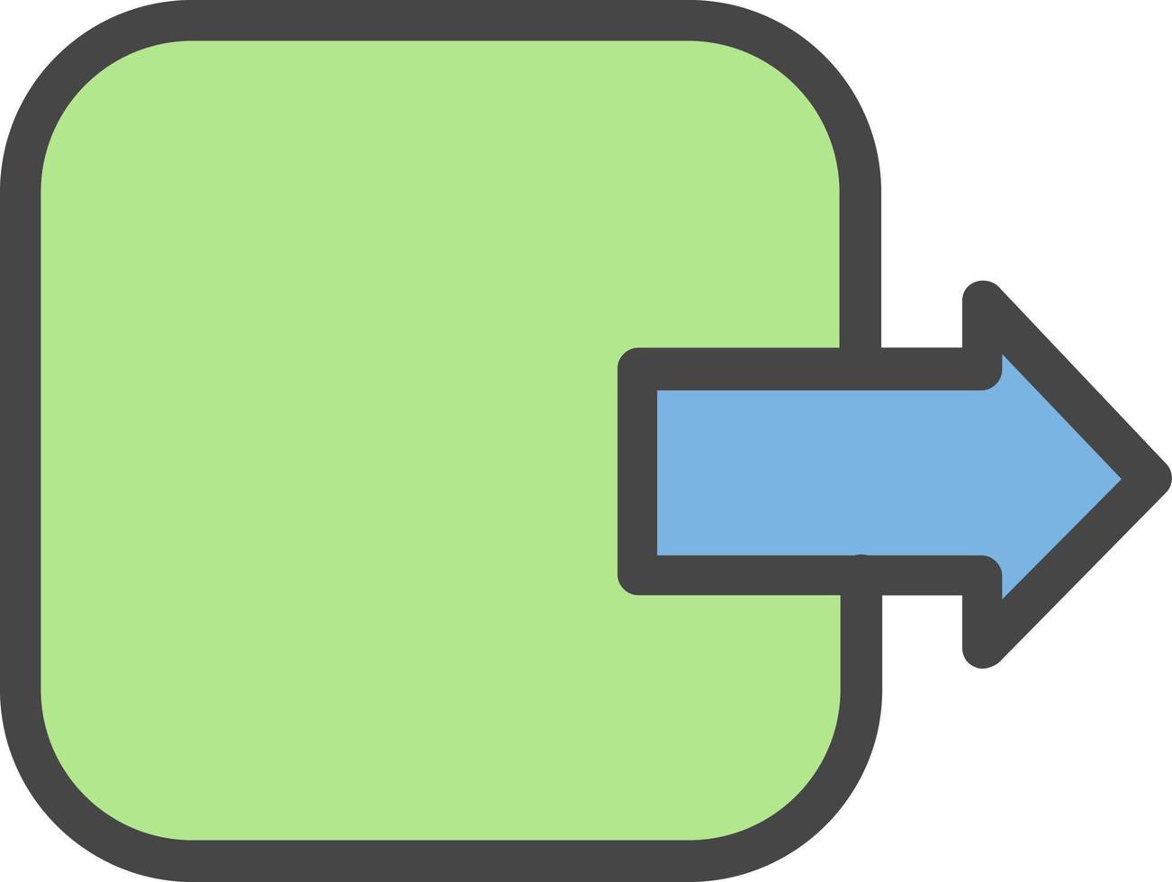 Déconnectez-vous de la conception d'icônes vectorielles alt vecteur