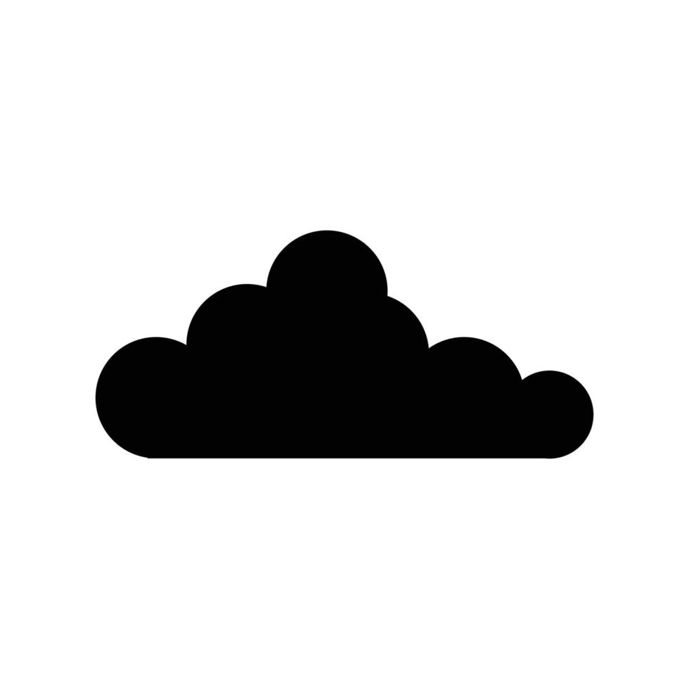 vecteur de logo nuage