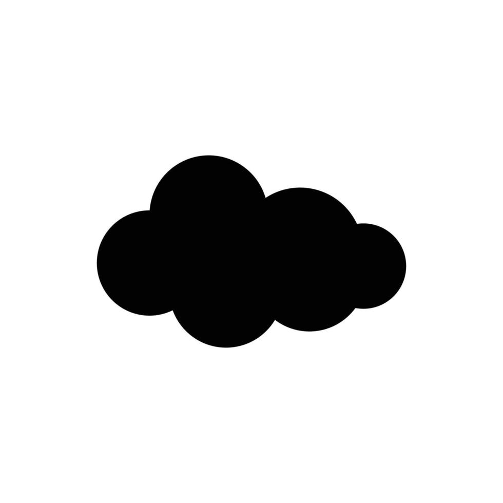 vecteur de logo nuage