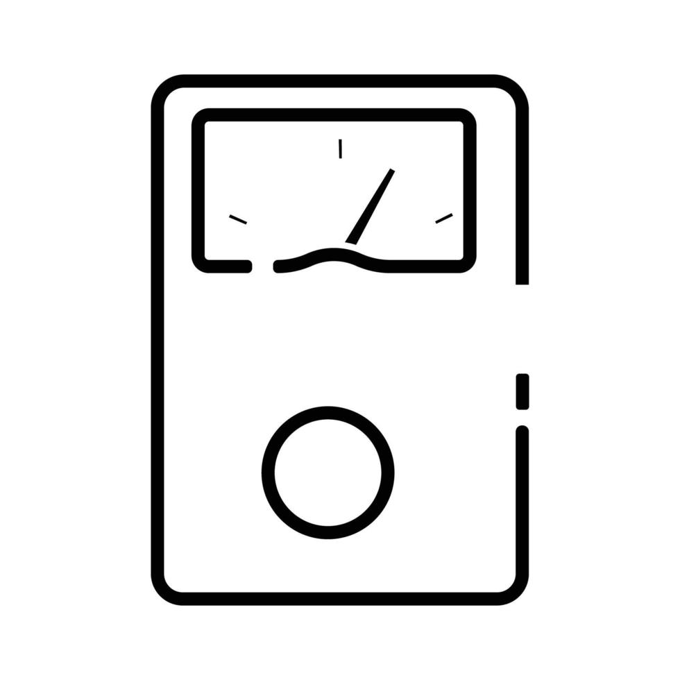 multimètre électrique ou électronique dans Jaune silicone coquille, avec  sondes. électricien Puissance outils. isolé sur blanc arrière-plan, vecteur  illustration. 26534795 Art vectoriel chez Vecteezy