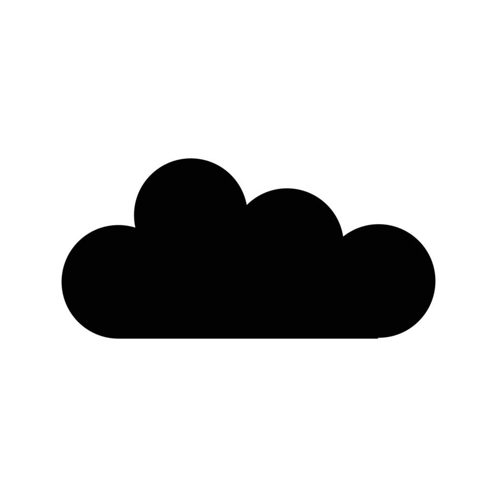 vecteur de logo nuage