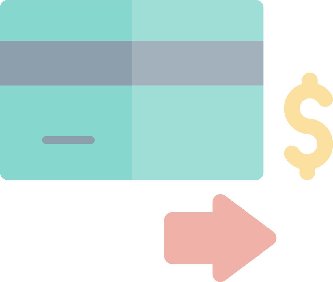 conception d'icône vectorielle de ligne de paiement par carte de crédit vecteur