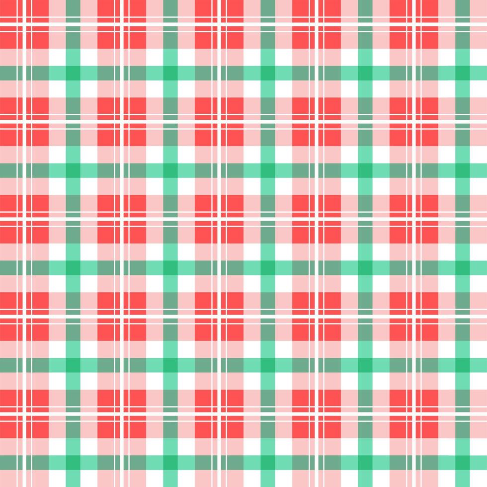 mignon joyeux noël arbre rouge vert arbre de noël ligne bande rayé ligne maille la grille à carreaux plaid tartan buffle scott vichy fond modèle sans couture pour la fête du festival de noël vecteur