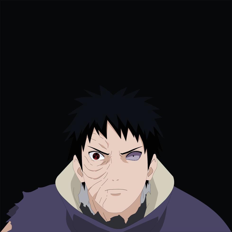 uchiha obito akatsuki vecteur