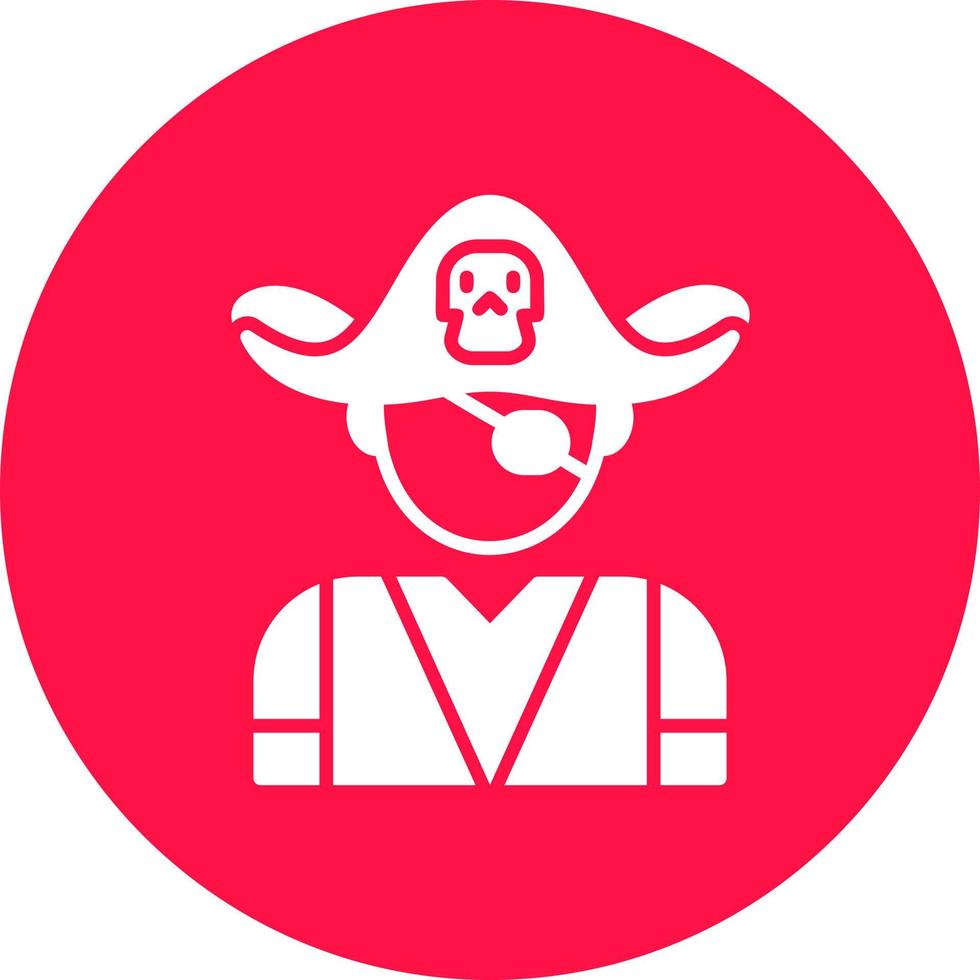 conception d'icône créative pirate vecteur