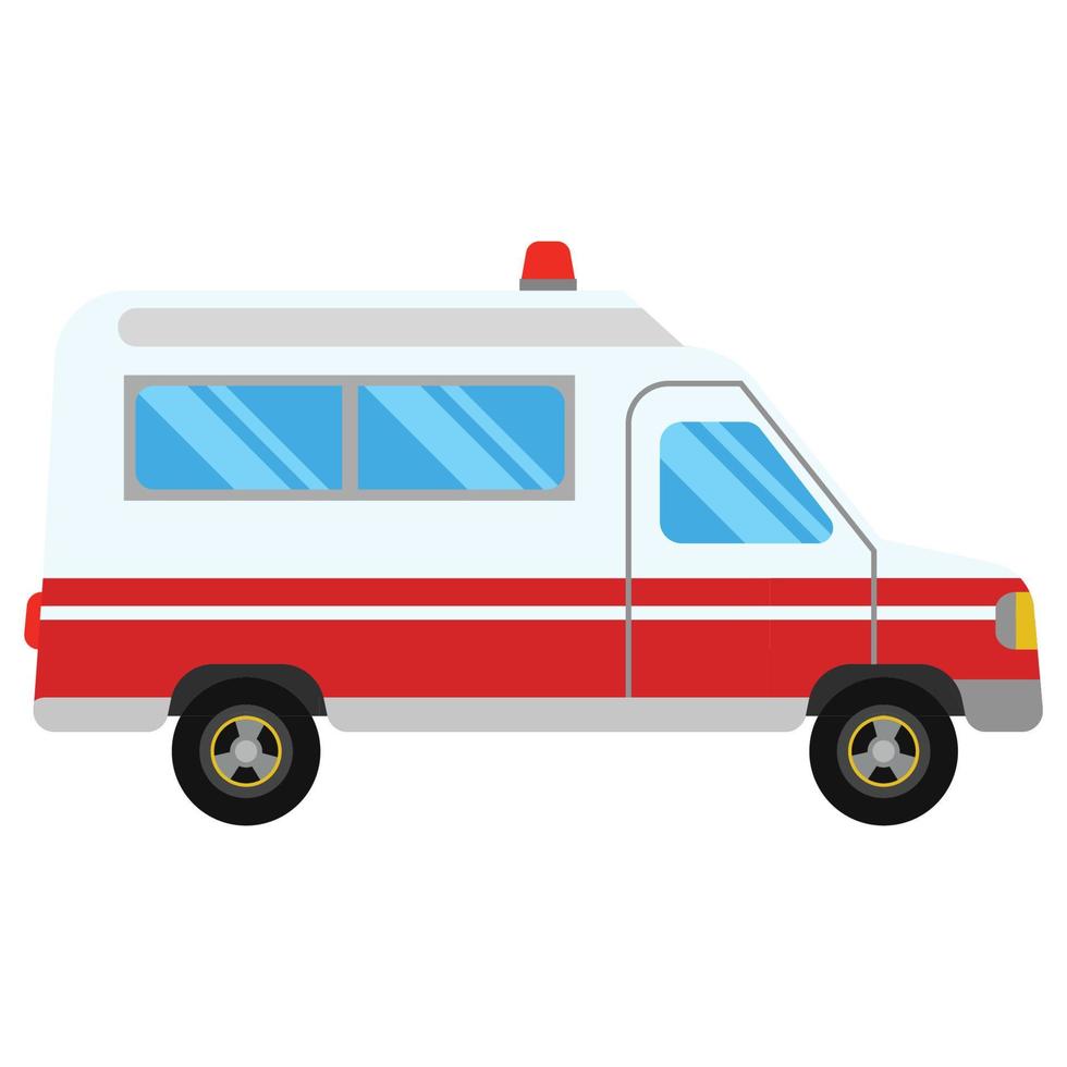 ambulance qui peut facilement modifier ou éditer vecteur