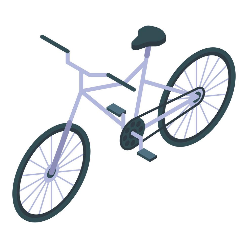 icône de vélo de sport, style isométrique vecteur