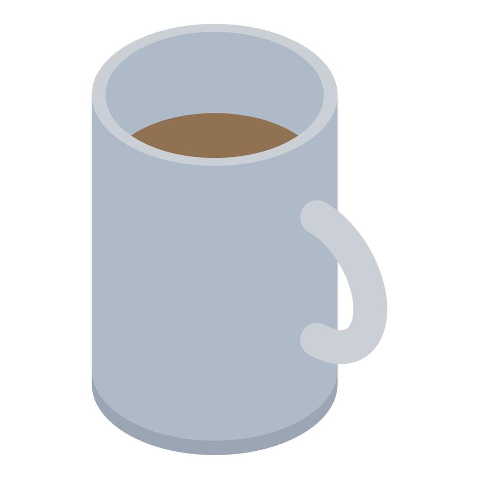 icône de tasse de thé, style isométrique vecteur