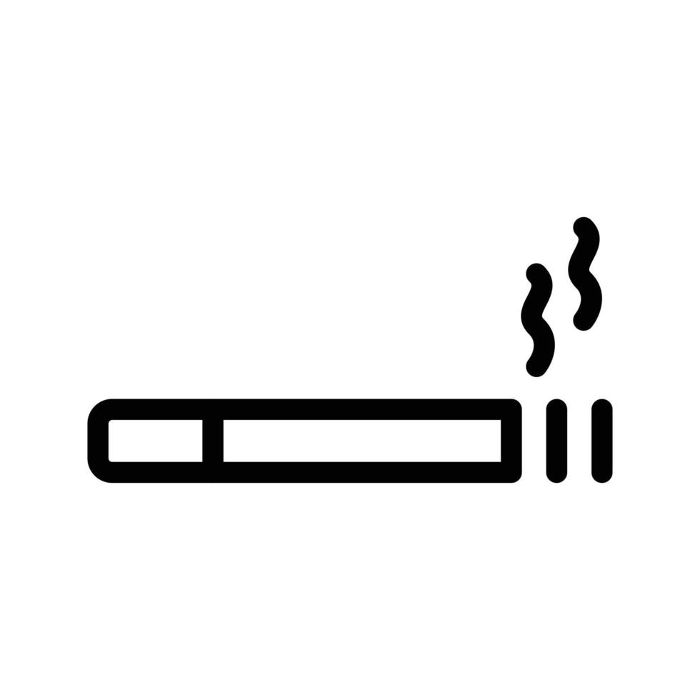 illustration vectorielle de fumer sur un fond. symboles de qualité premium. icônes vectorielles pour le concept et la conception graphique. vecteur