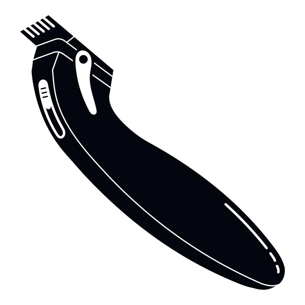 icône de tondeuse à cheveux moderne, style simple vecteur