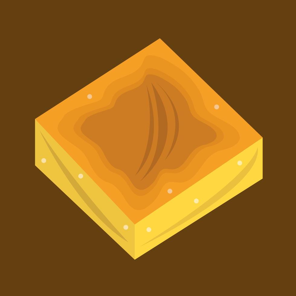 illustration vectorielle de pain de maïs pour la conception graphique et l'élément décoratif vecteur