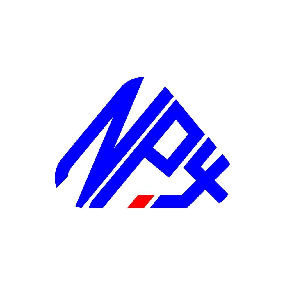 conception créative de logo de lettre npx avec graphique vectoriel, logo npx simple et moderne. vecteur