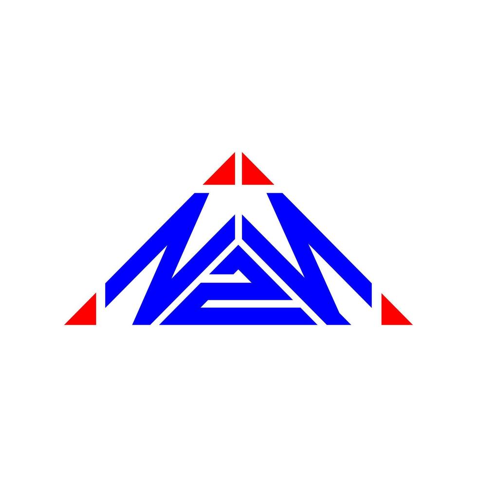 conception créative du logo de lettre nzn avec graphique vectoriel, logo nzn simple et moderne. vecteur