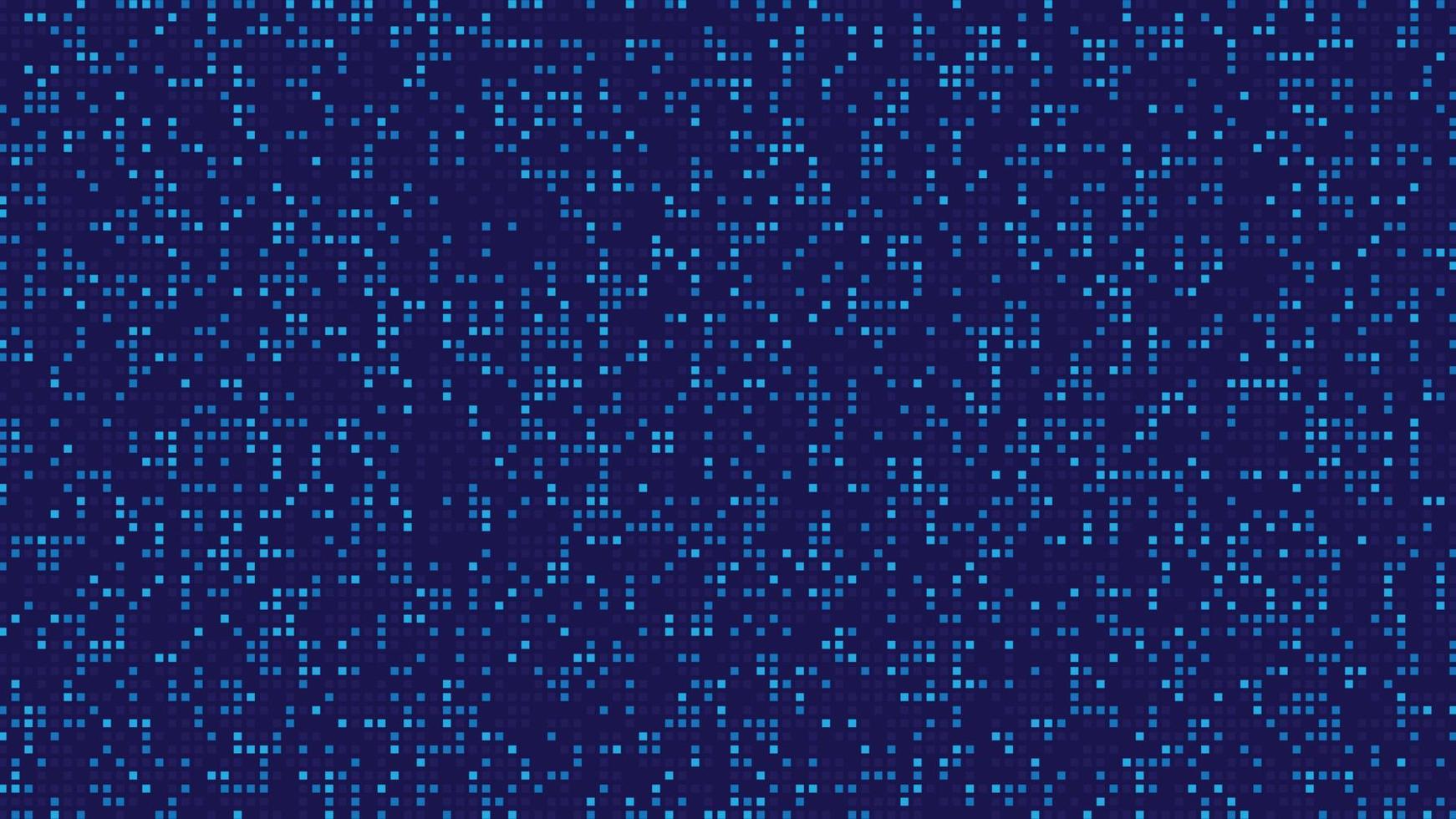 fond de pixel de motif bleu carré de données numériques. arrière-plan technologique. vecteur