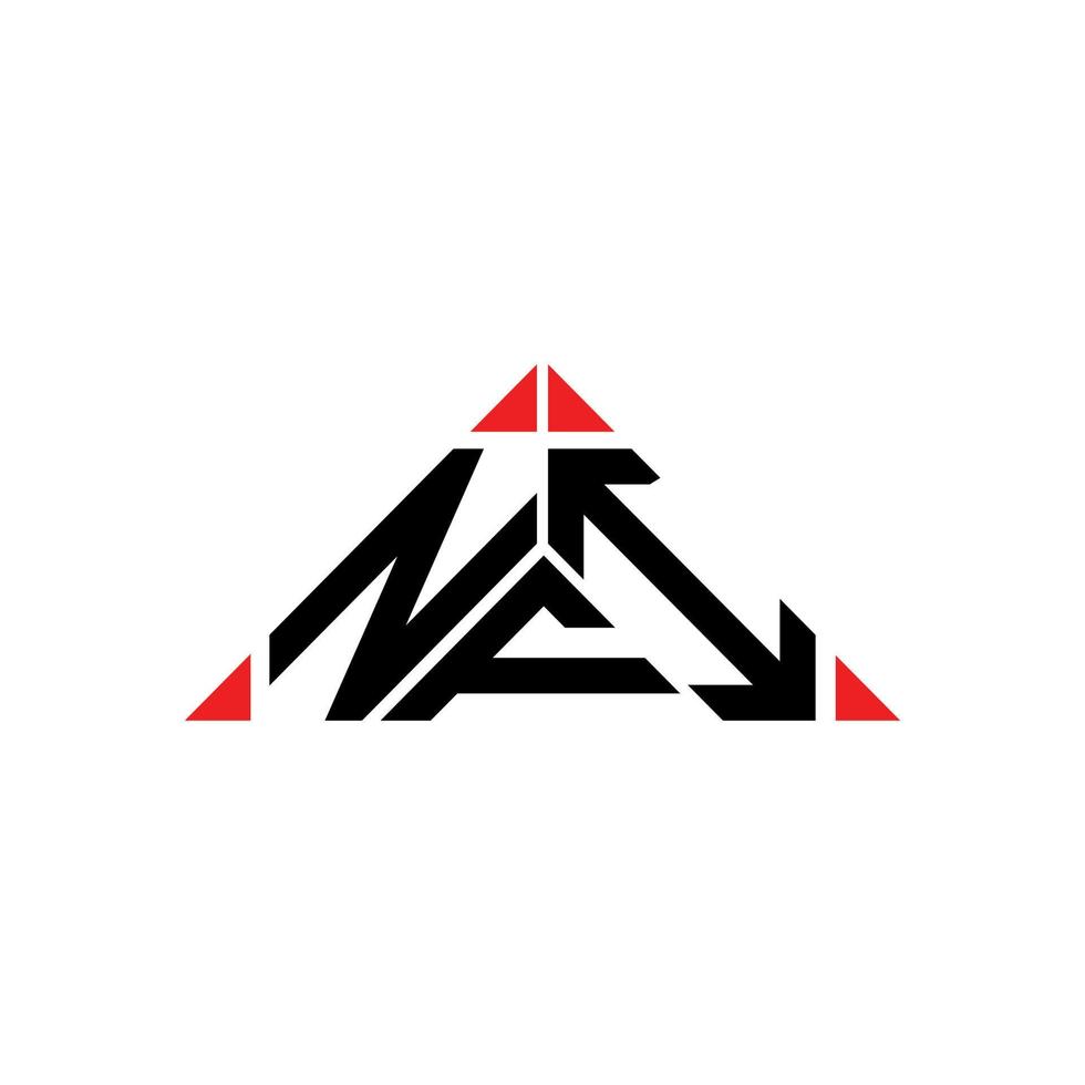 conception créative du logo nfi letter avec graphique vectoriel, logo nfi simple et moderne. vecteur