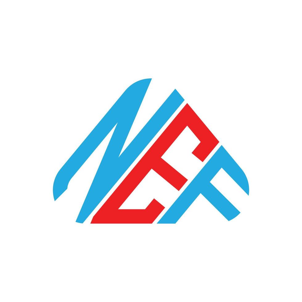 création de logo de lettre nef avec graphique vectoriel, logo simple et moderne de nef. vecteur