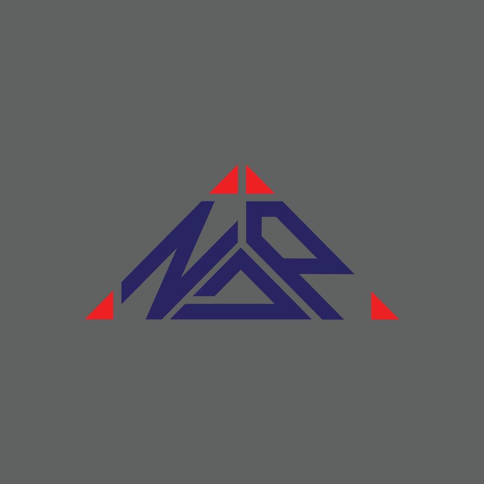 conception créative du logo de lettre ndp avec graphique vectoriel, logo ndp simple et moderne. vecteur