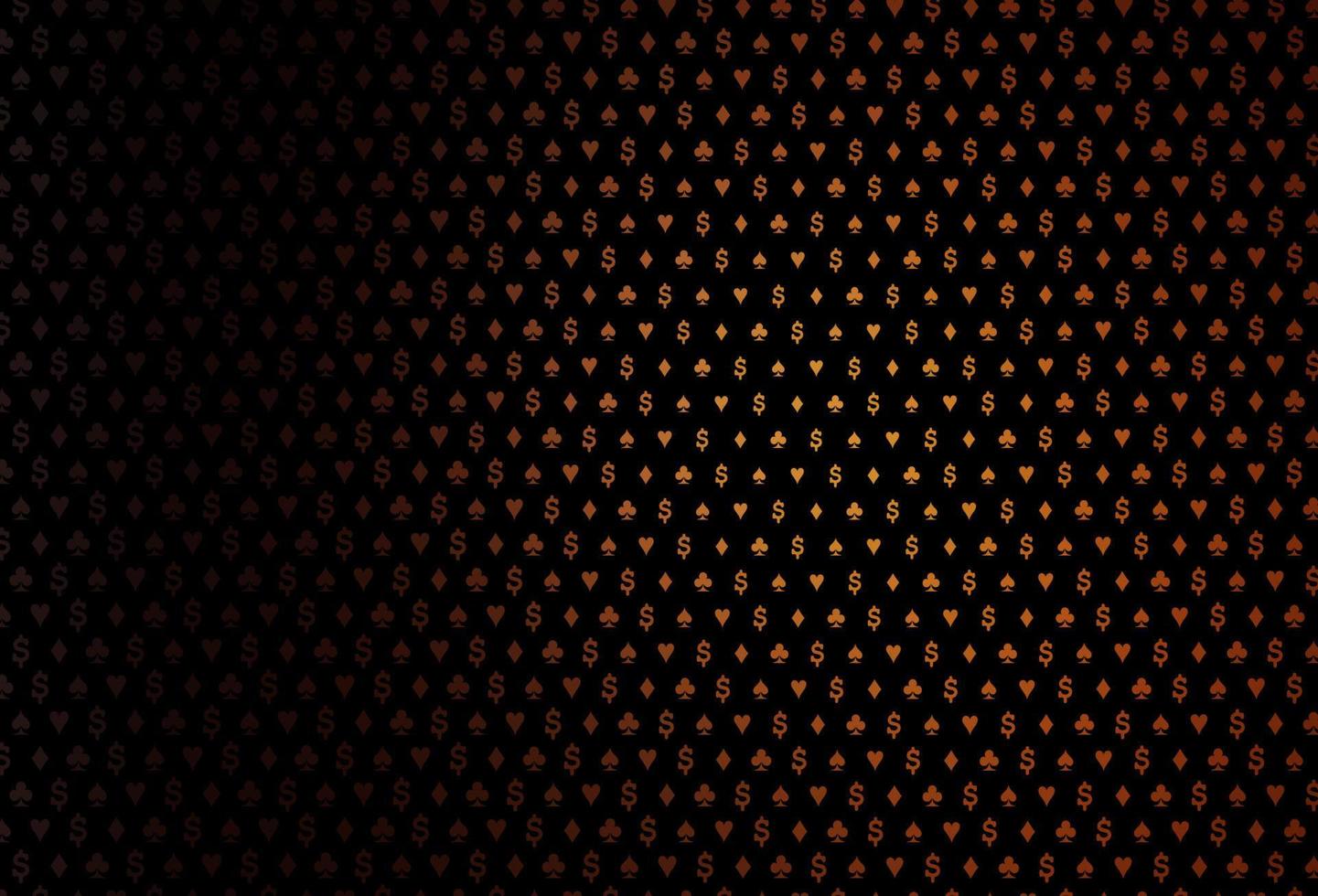 disposition vectorielle orange foncé avec des éléments de cartes. vecteur