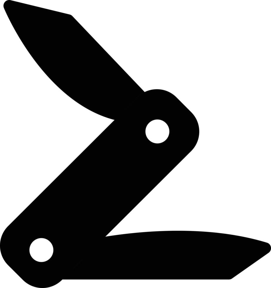 illustration vectorielle de couteau suisse sur fond.symboles de qualité premium.icônes vectorielles pour le concept et la conception graphique. vecteur