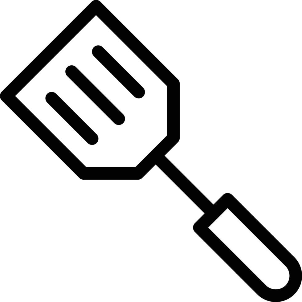illustration vectorielle de spatule sur fond.symboles de qualité premium.icônes vectorielles pour le concept et la conception graphique. vecteur