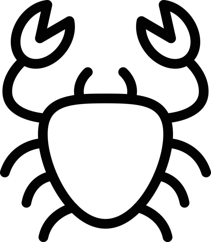 illustration vectorielle de scorpion sur fond. symboles de qualité premium. icônes vectorielles pour le concept et la conception graphique. vecteur