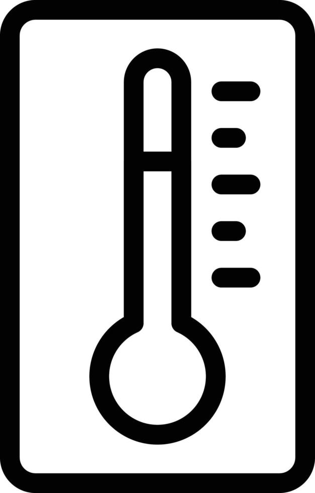 illustration vectorielle de température sur un fond. symboles de qualité premium. icônes vectorielles pour le concept et la conception graphique. vecteur