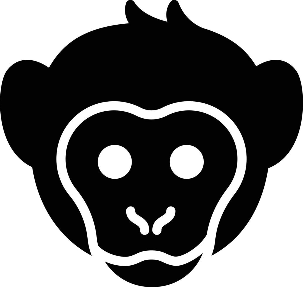 illustration vectorielle de singe sur fond. symboles de qualité premium. icônes vectorielles pour le concept et la conception graphique. vecteur