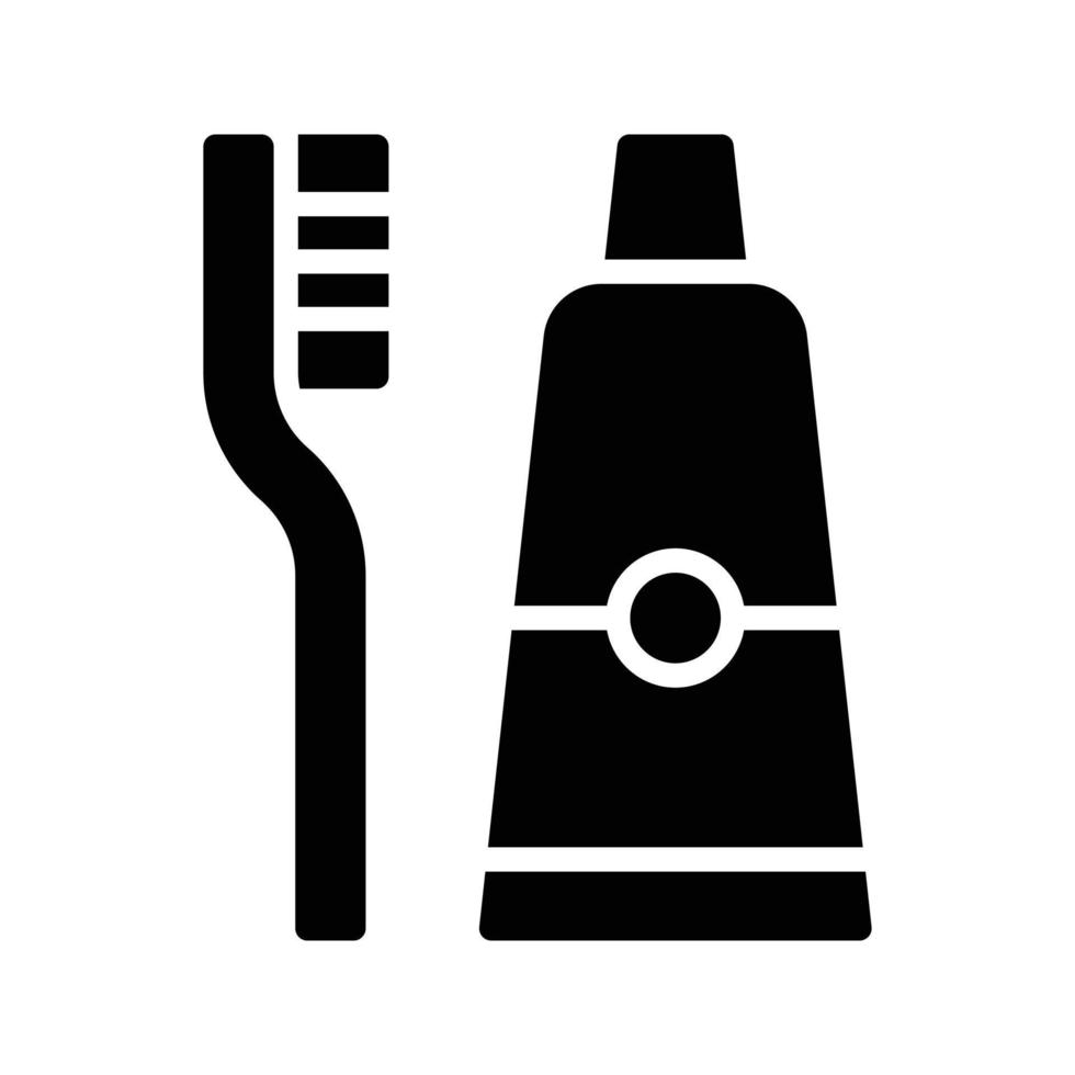 illustration vectorielle de dentifrice sur fond.symboles de qualité premium.icônes vectorielles pour le concept et la conception graphique. vecteur