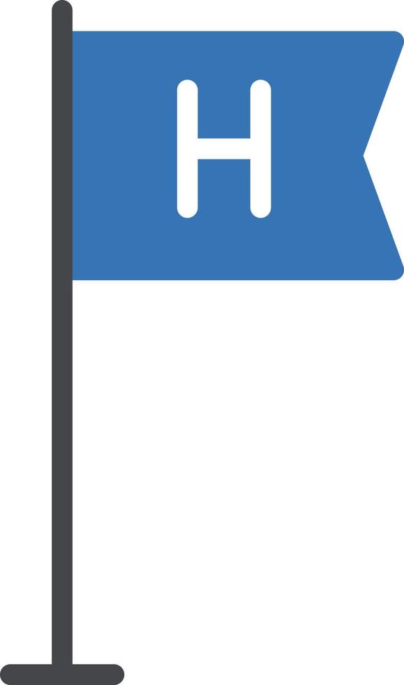 illustration vectorielle de drapeau d'hôtel sur un fond. symboles de qualité premium. icônes vectorielles pour le concept et la conception graphique. vecteur