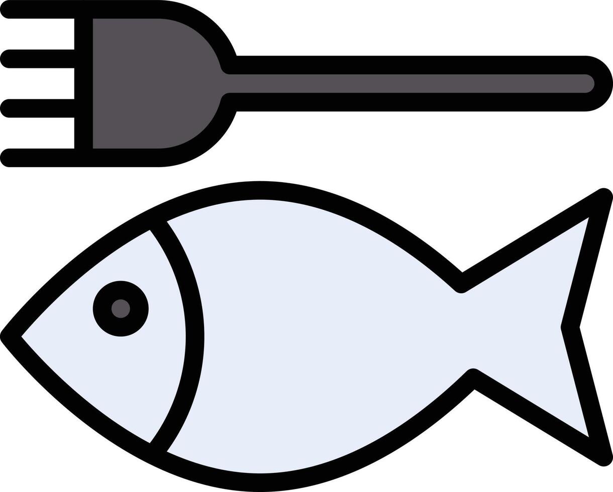 illustration vectorielle de poisson sur fond.symboles de qualité premium.icônes vectorielles pour le concept et la conception graphique. vecteur