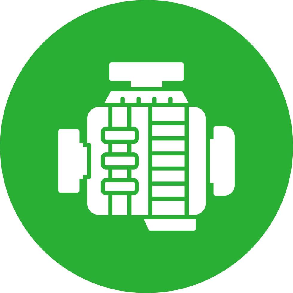 conception d'icône créative de moteur de voiture vecteur