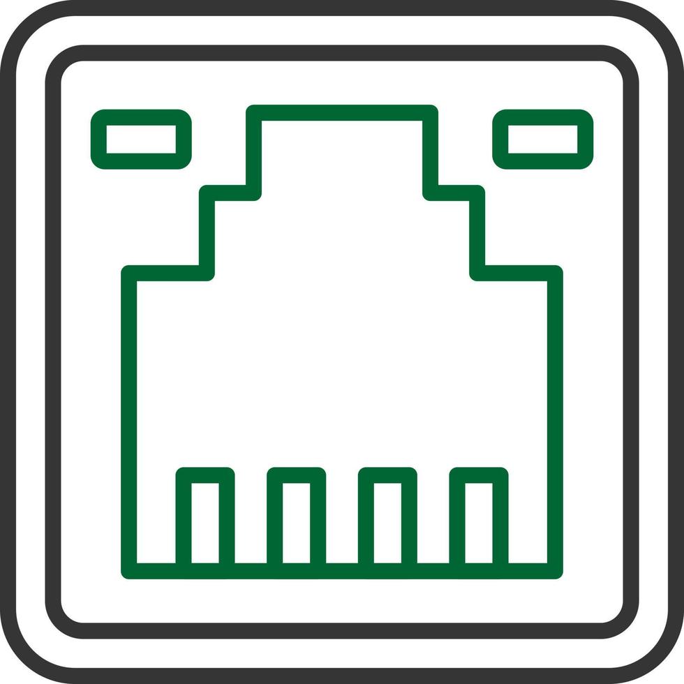 conception d'icône créative lan vecteur