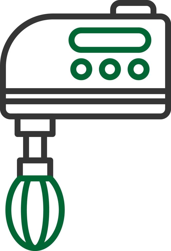 conception d'icône créative mélangeur à main vecteur