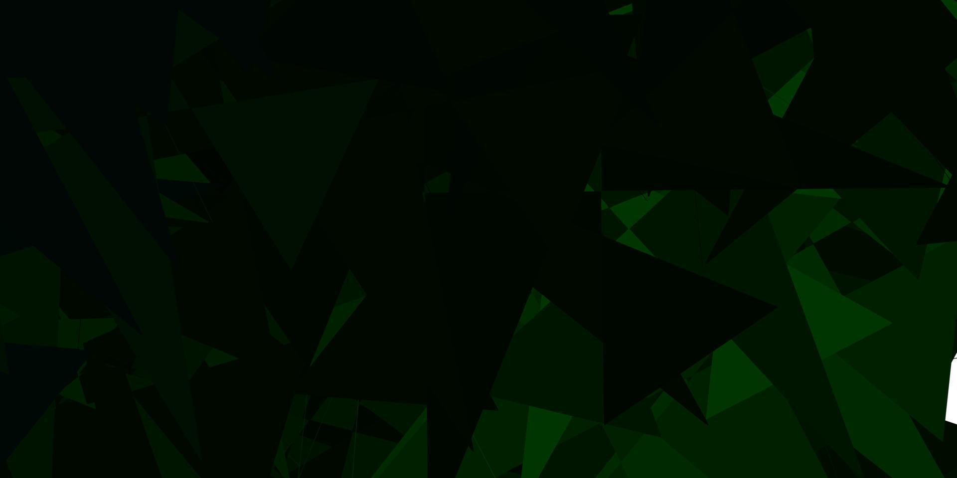 toile de fond de vecteur vert clair avec des formes chaotiques.