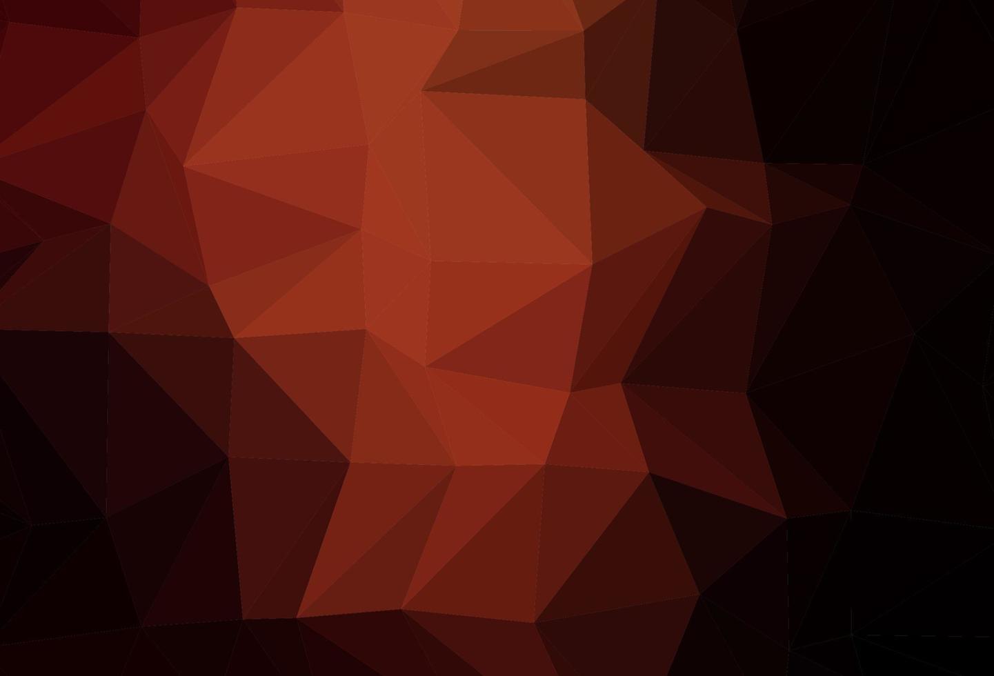 texture de mosaïque triangle vecteur rouge foncé.