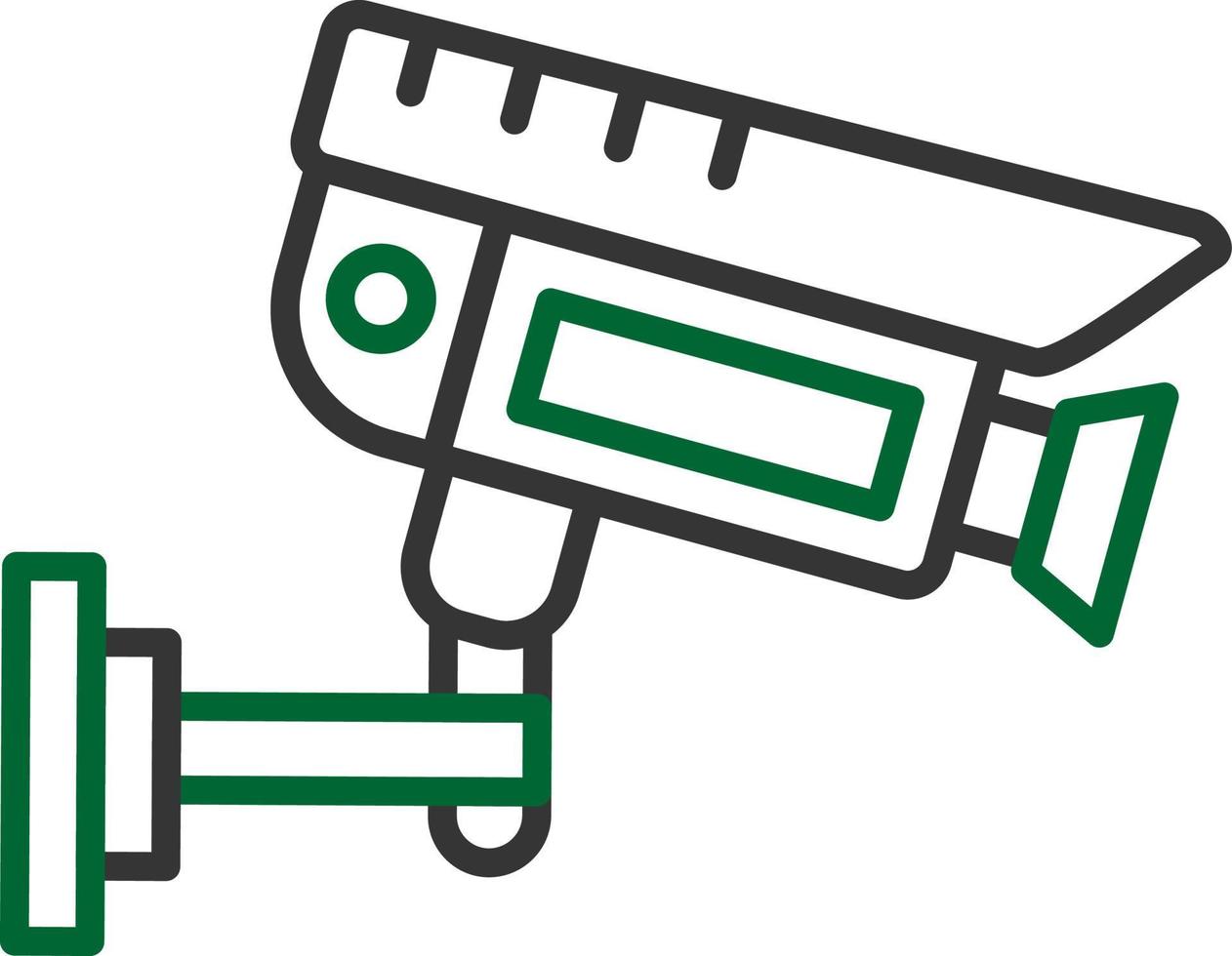 conception d'icône créative caméra cctv vecteur