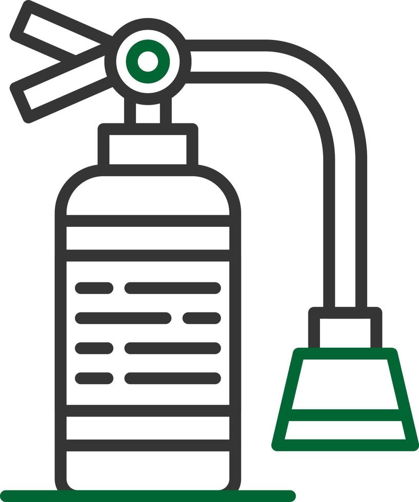 conception d'icône créative d'extincteur vecteur
