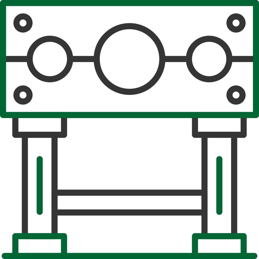 conception d'icône créative au pilori vecteur