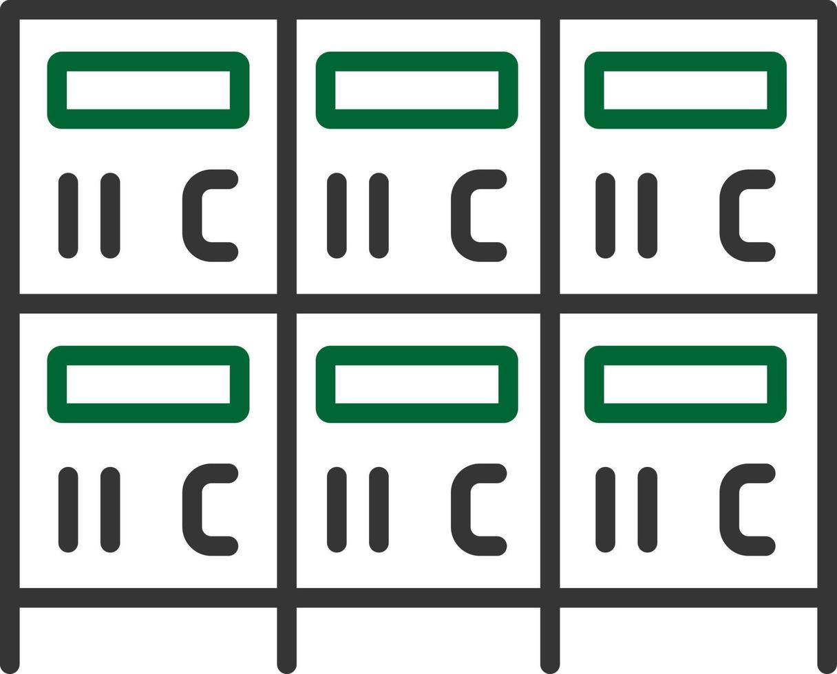 conception d'icône créative de casier vecteur