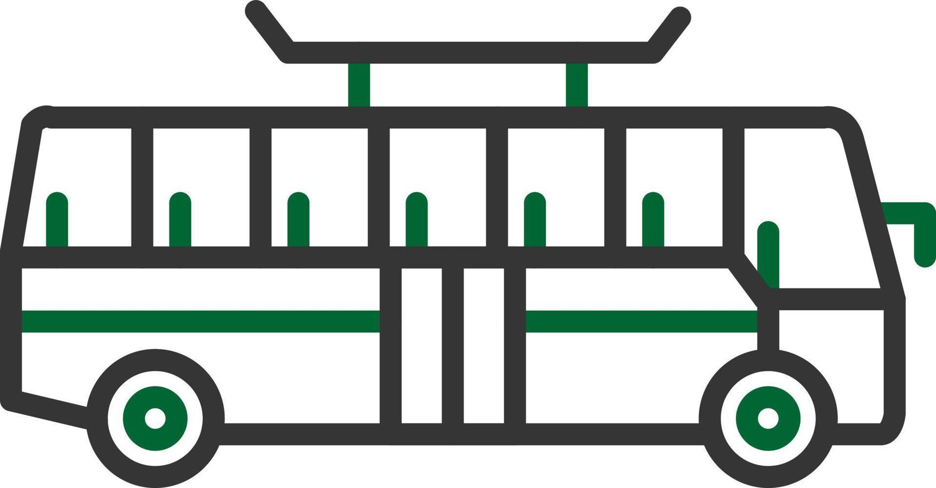 conception d'icône créative de bus vecteur