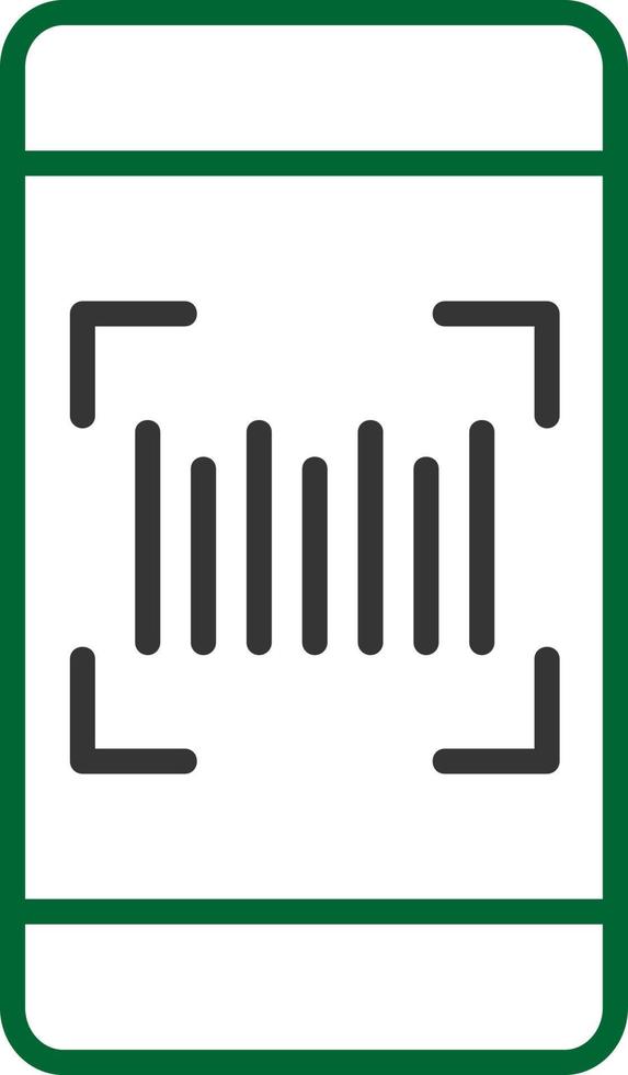 conception d'icône créative de code à barres vecteur